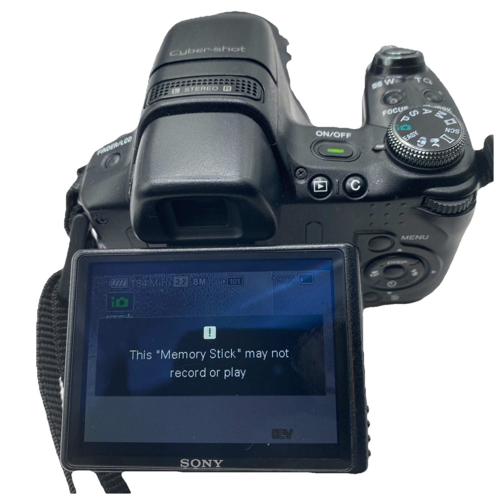 Sony Cyber Shot DSC-HX1 Camera Kit Panarama 3″ tilt screen PSP Card Tested Works