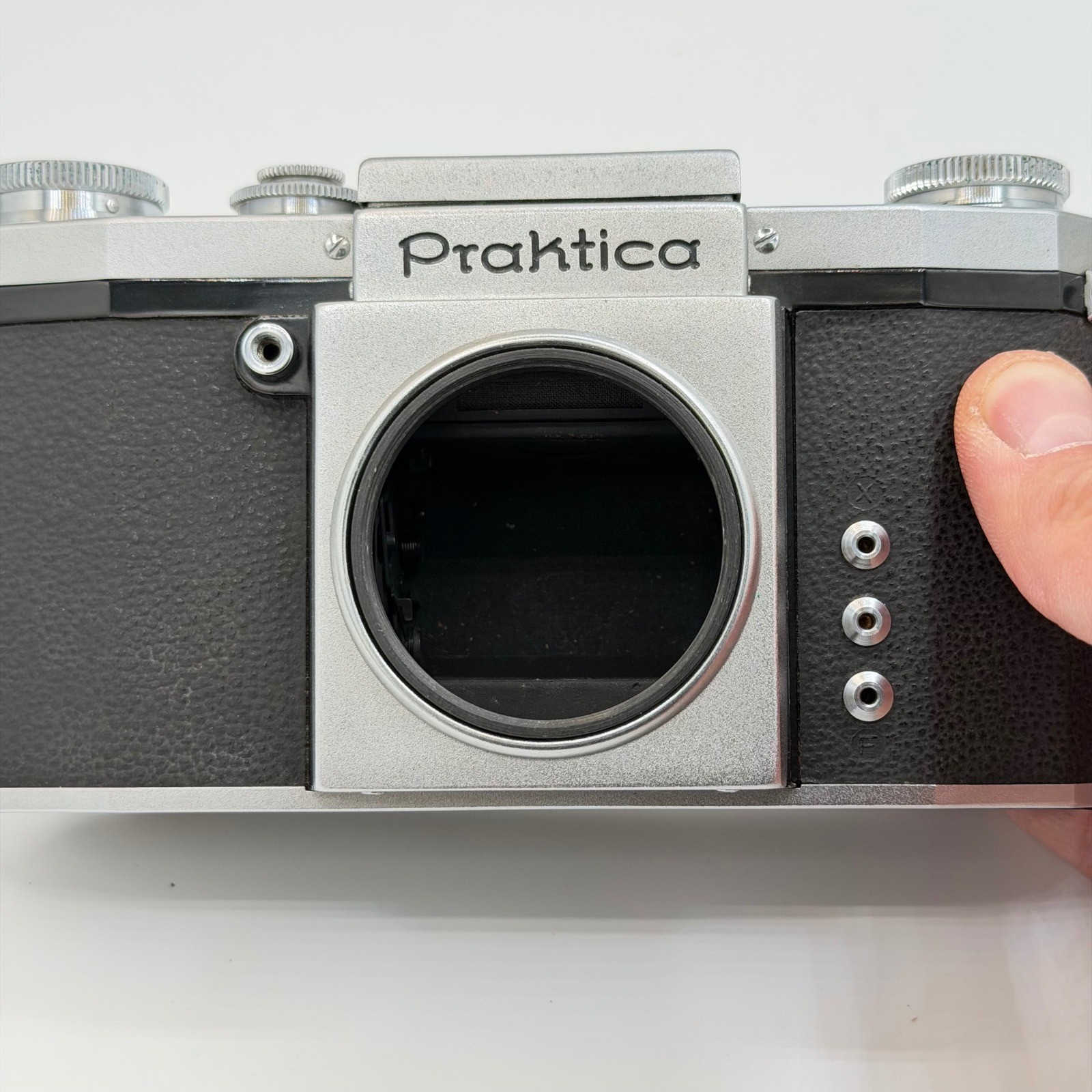 Praktica FX 35mm SLR Camera Meyer-Optik Gorlitz Primoplan 58mm f1.9 Lens Germany