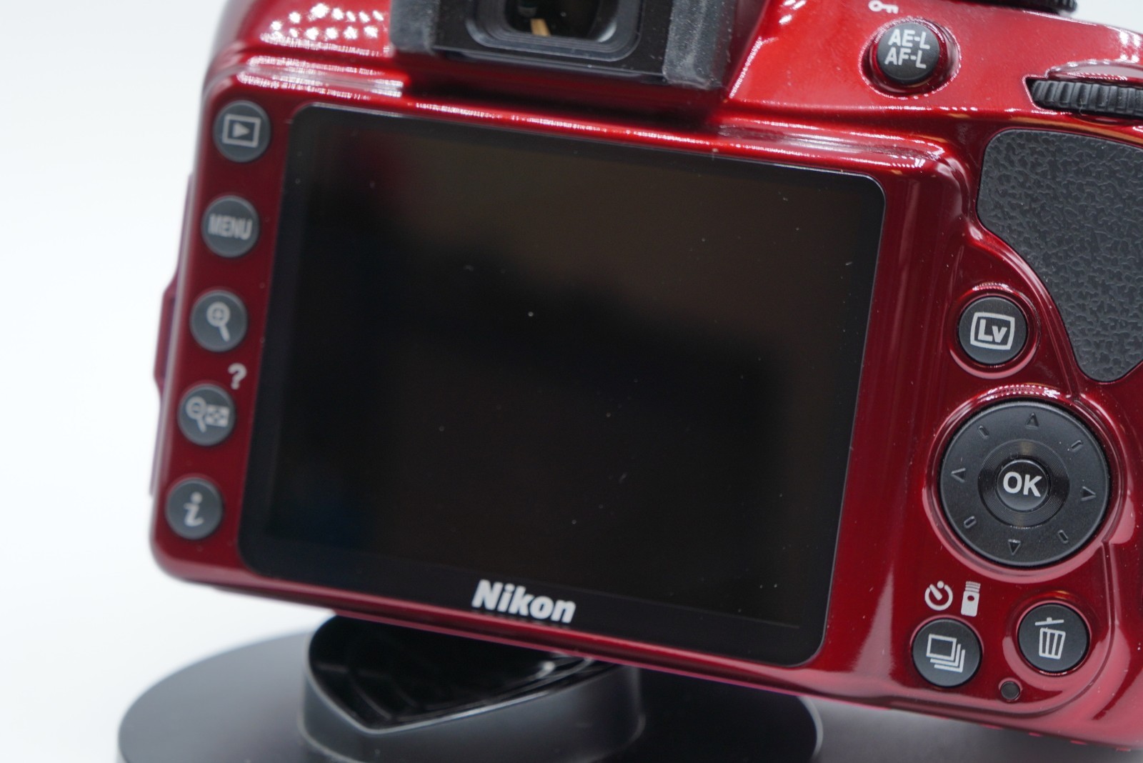 Nikon D3400 Red Camera Kit 18-55mm VR top mint 8 Shutter #280