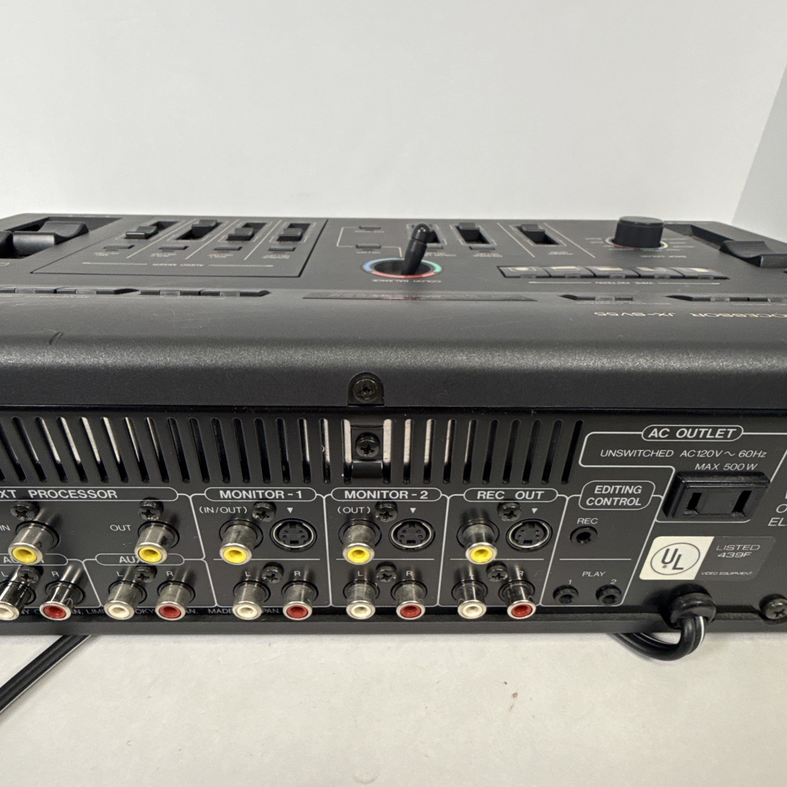 JVC JX-SV55 Video Editing Processor Works