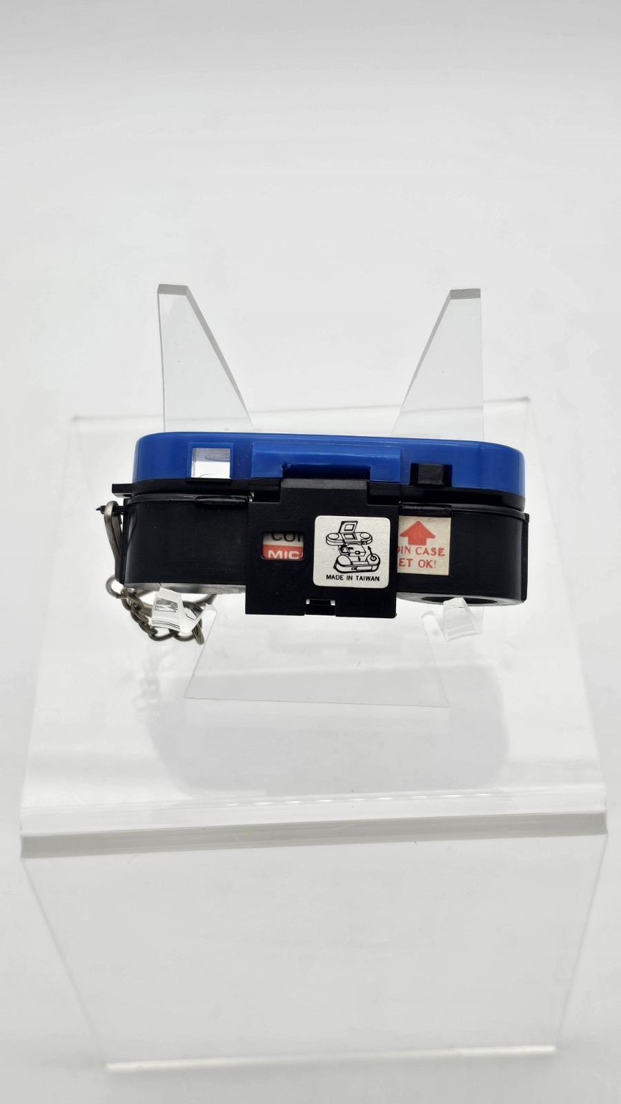 Vintage Micro 110 Film Camera Coin Box Case Plastic Keychain Toy Taiwan