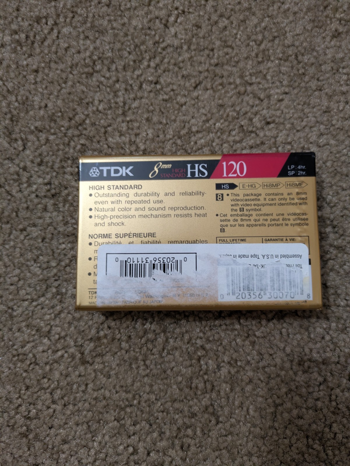 Tkd 8mm Hs 120 Tape