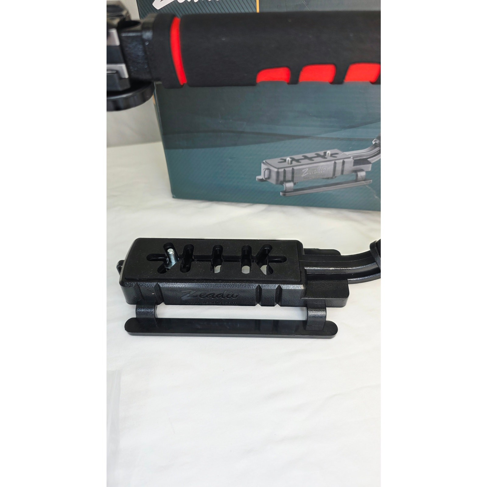 Zeadio Video Handheld Camera Stabilizer Grip Triple Cold Shoe Phone Mount