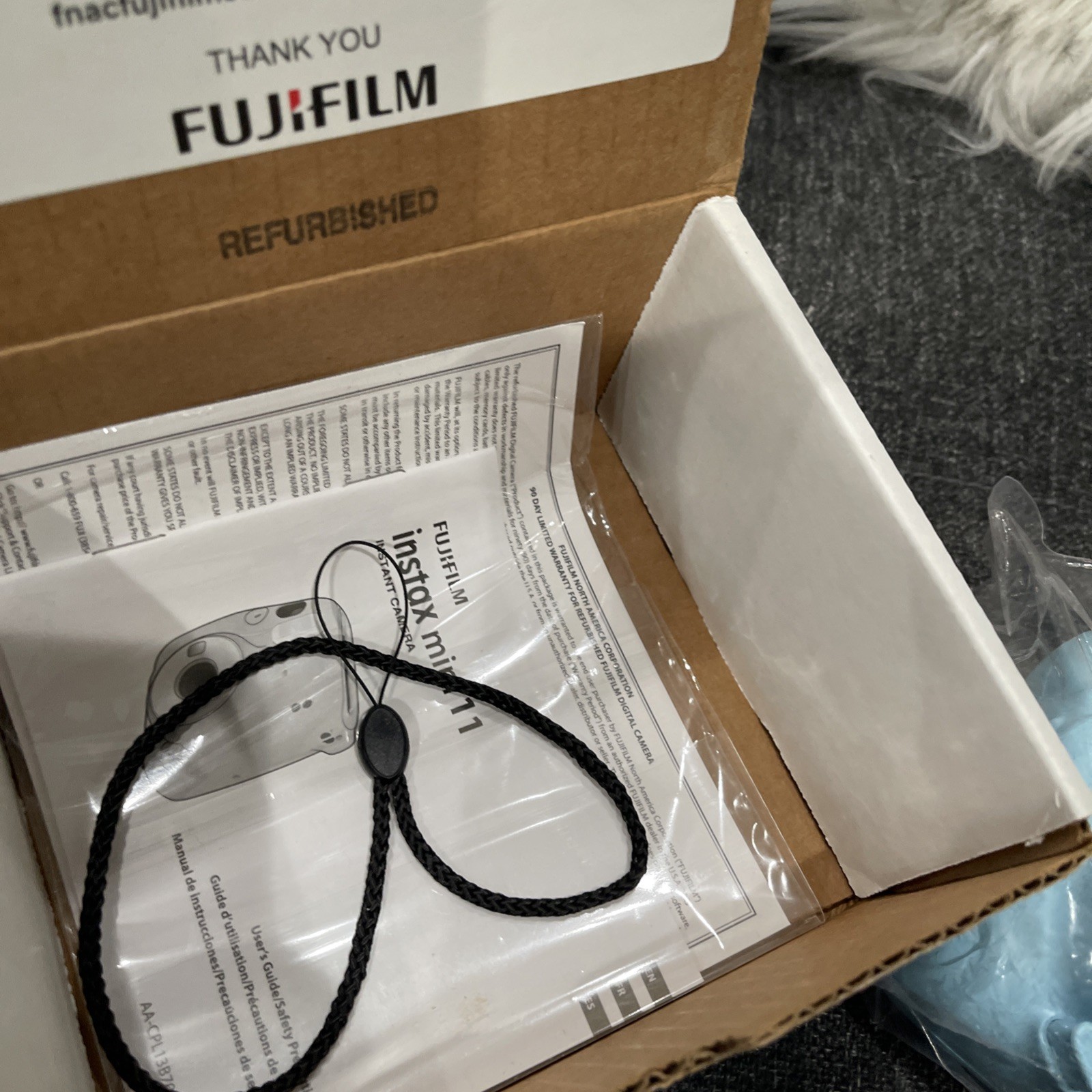 Fujifilm Instax Mini 11 Instant Camera – Sky Blue Refurbished
