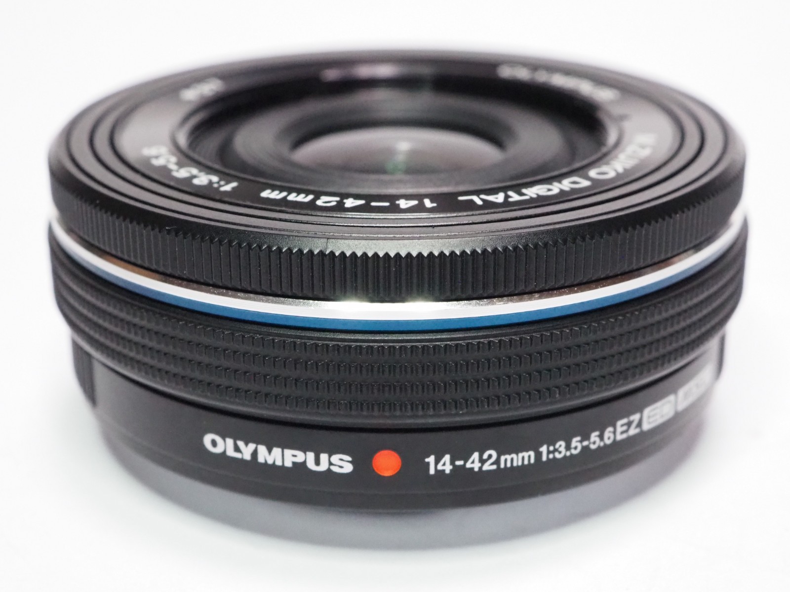 [Near MINT w/Caps] Olympus M.Zuiko 14-42mm f/3.5-5.6 EZ Pancake Lens Black