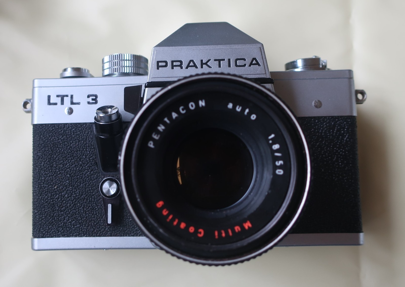 Praktica LTL Camera +Pentacon 50/1.8 +Haminex 135/2.8+Montgomery Ward 28/2.8