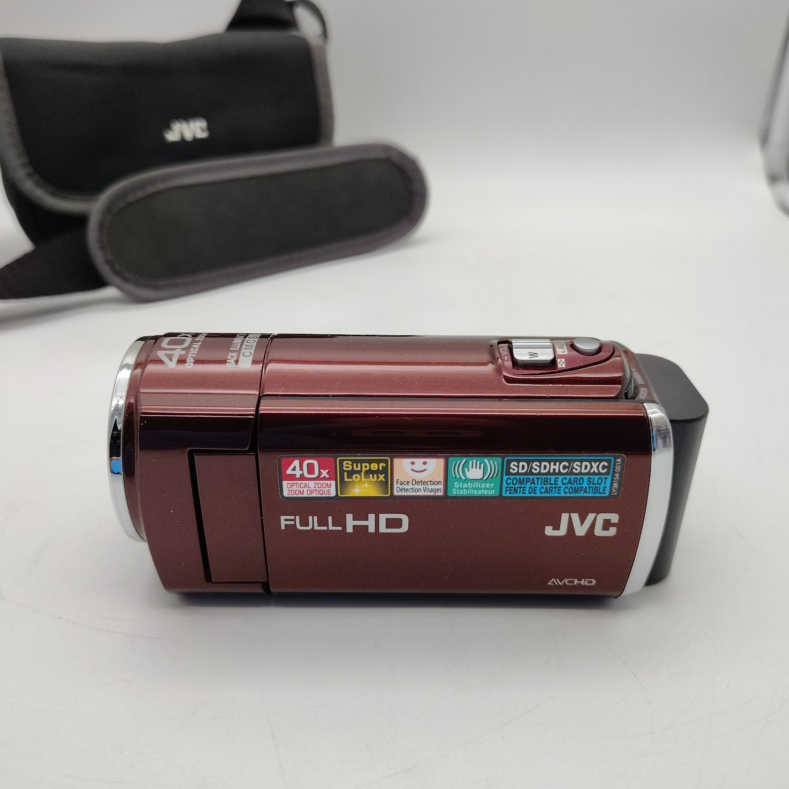 JVC HD Everio 40x Optical Zoom GZ-E-10RU 8GB SD Card