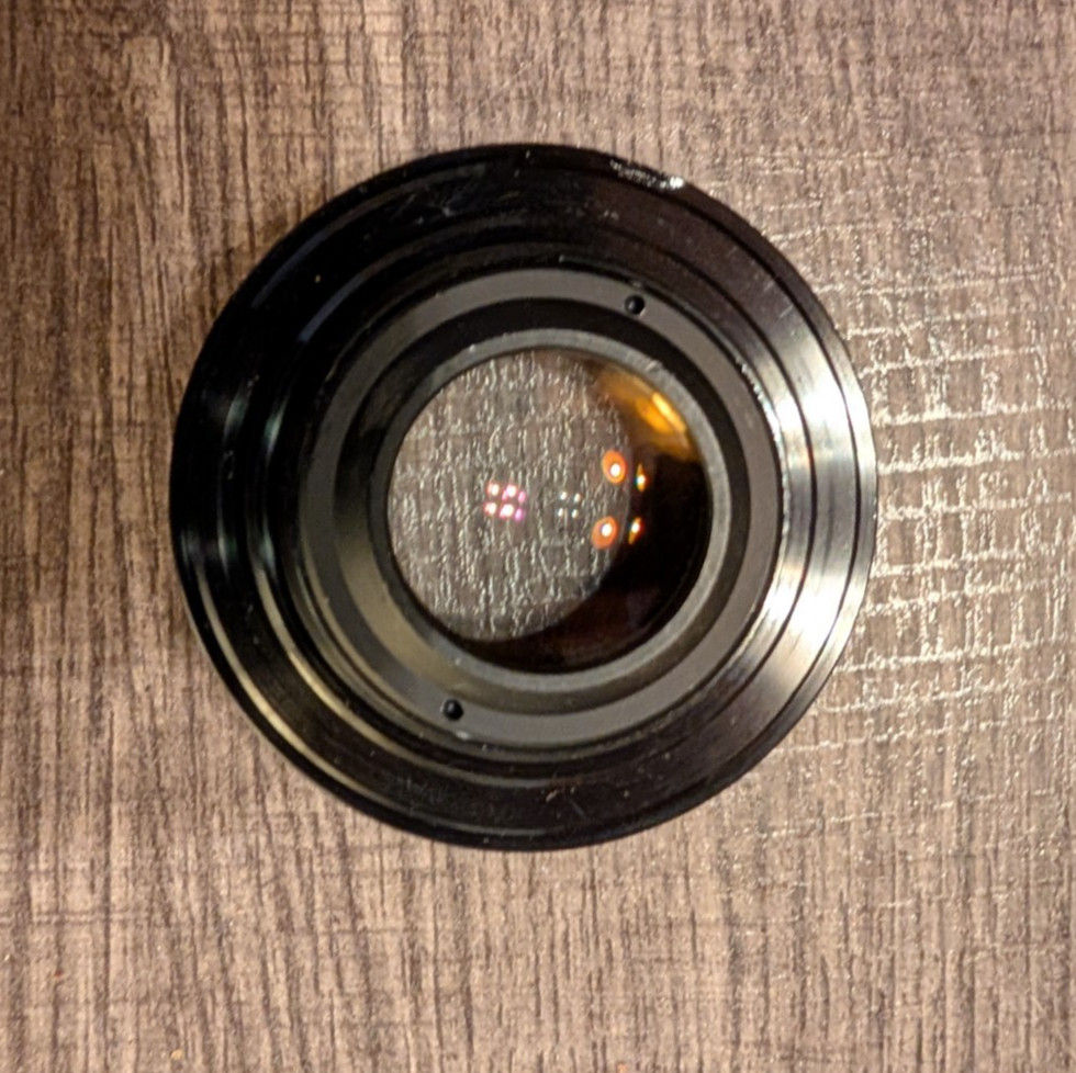 50mm prime lens, Canon Lens EX 50mm 1:1.8, made in Japan (#237)