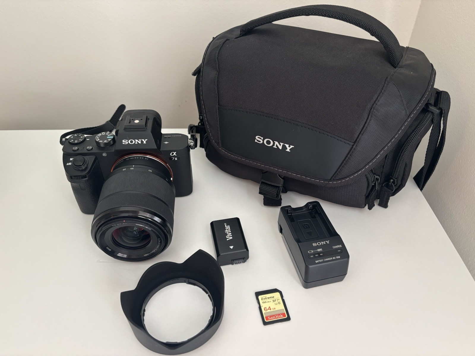 SONY Alpha a7ii Full Frame Mirrorless Camera w/ FE 28-70mm Lens (ILCE-7M2 KIT)