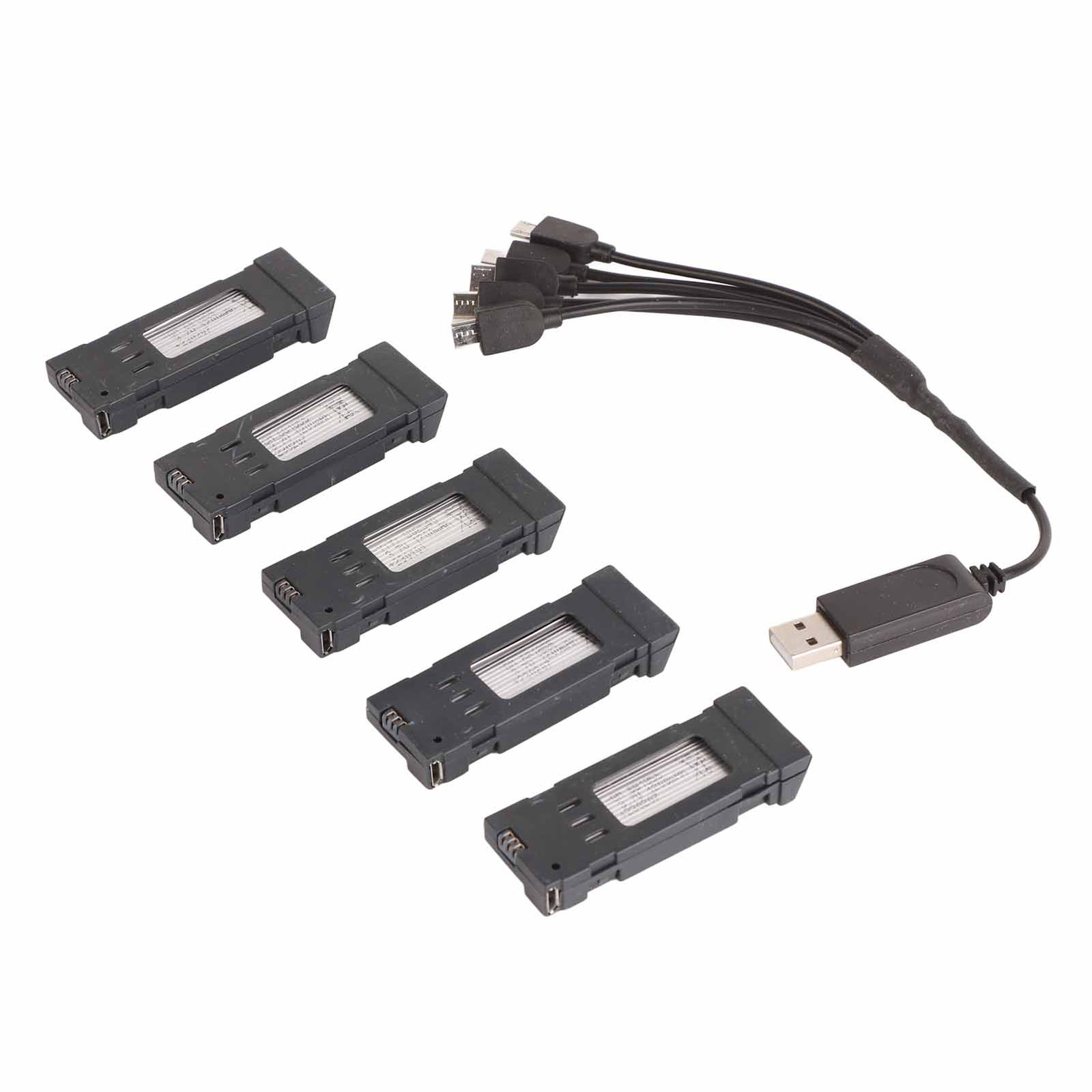 (3.7V 1200mAH Lithium Battery Portable Drone Battery With 5 In 1 Charger FA