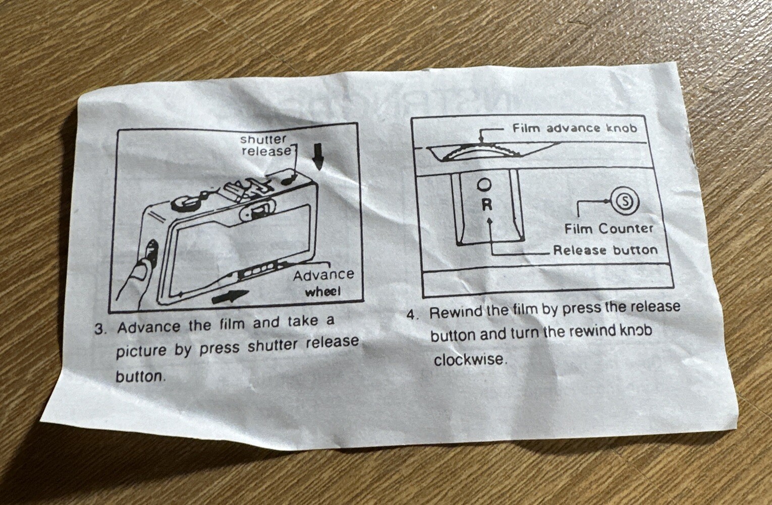 Focus PC-606 35mm Film Camera Auto Fix Focus with box & instructions