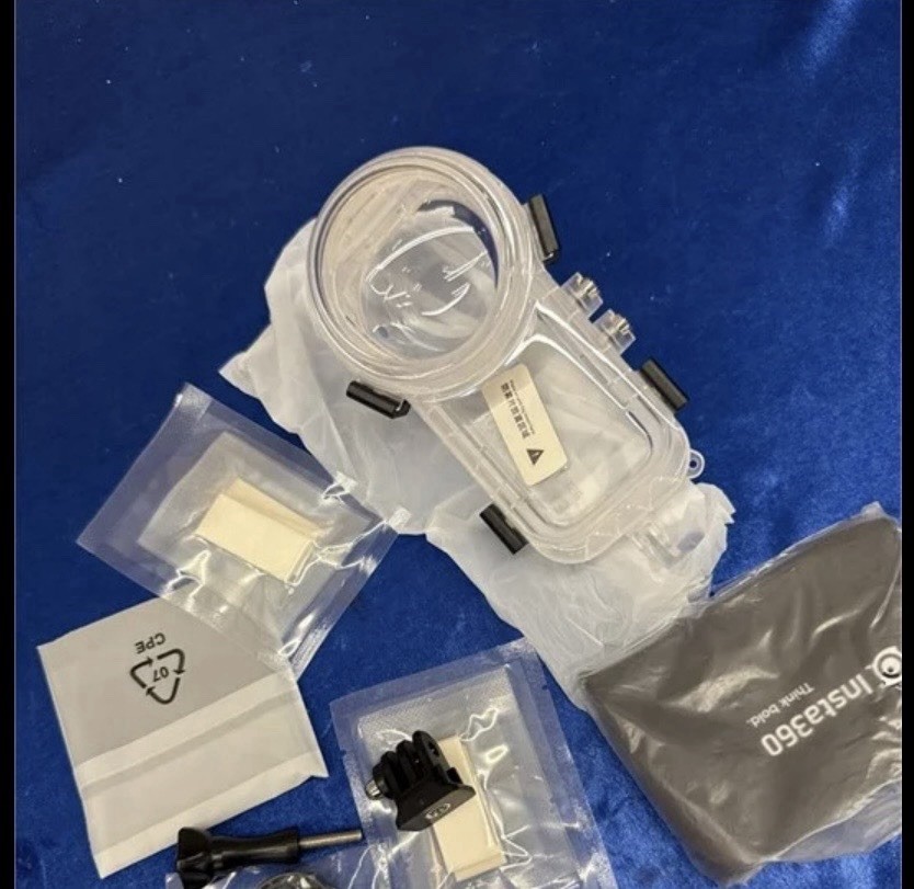 🔥Insta360 X3 Invisible Dive Case Waterproof Housing Water Resistant Clear/Black