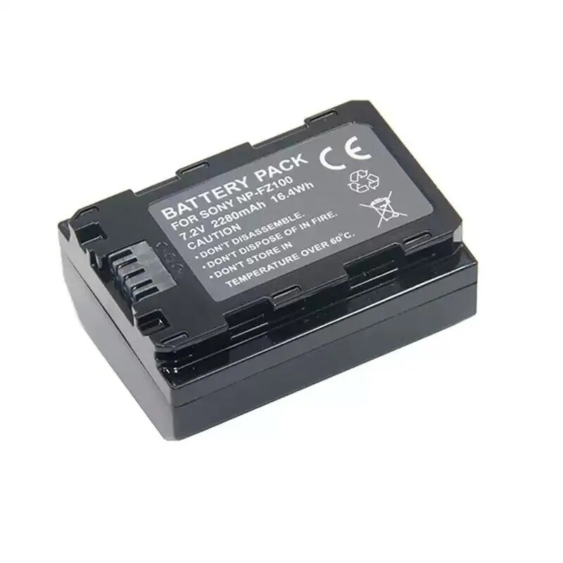 2280mAh NP-FZ100 Battery for Sony A9 II A7R IV A7R III A7 III ILCE-9 IL CE-7RM3
