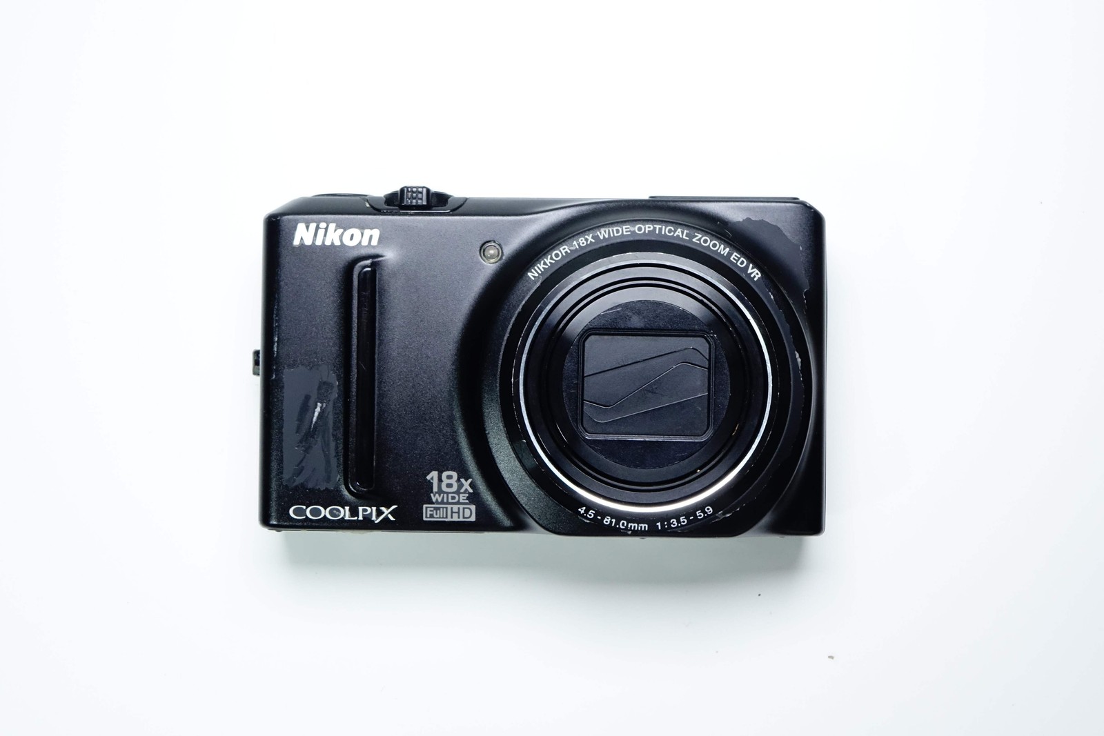 *READ* Nikon Coolpix S9100 Black Compact Camera – 12 MONTH WARRANTY