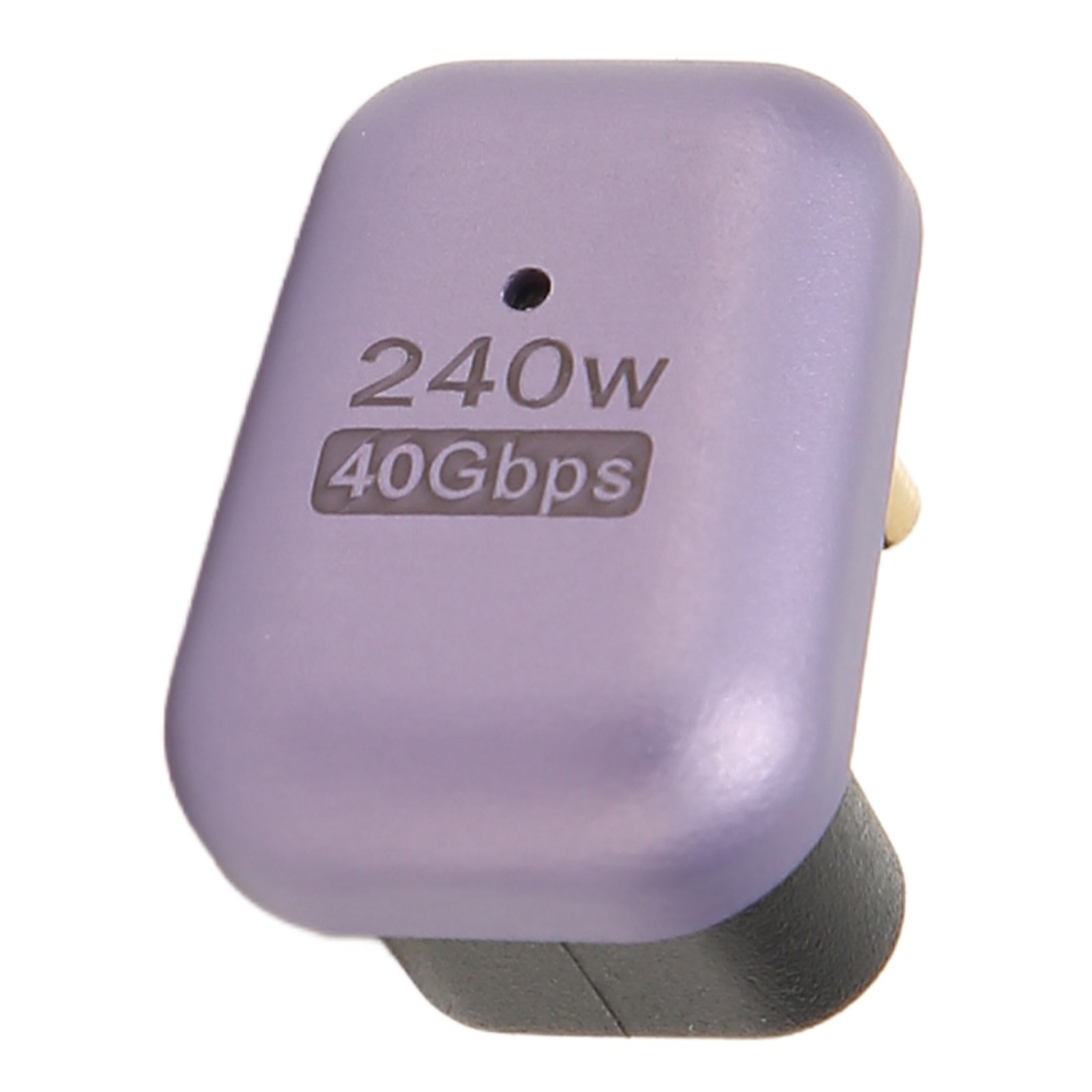 Type C Female-Male Adapter 40Gbps 240W U Shaped 8K Supported 180 Degree USB C
