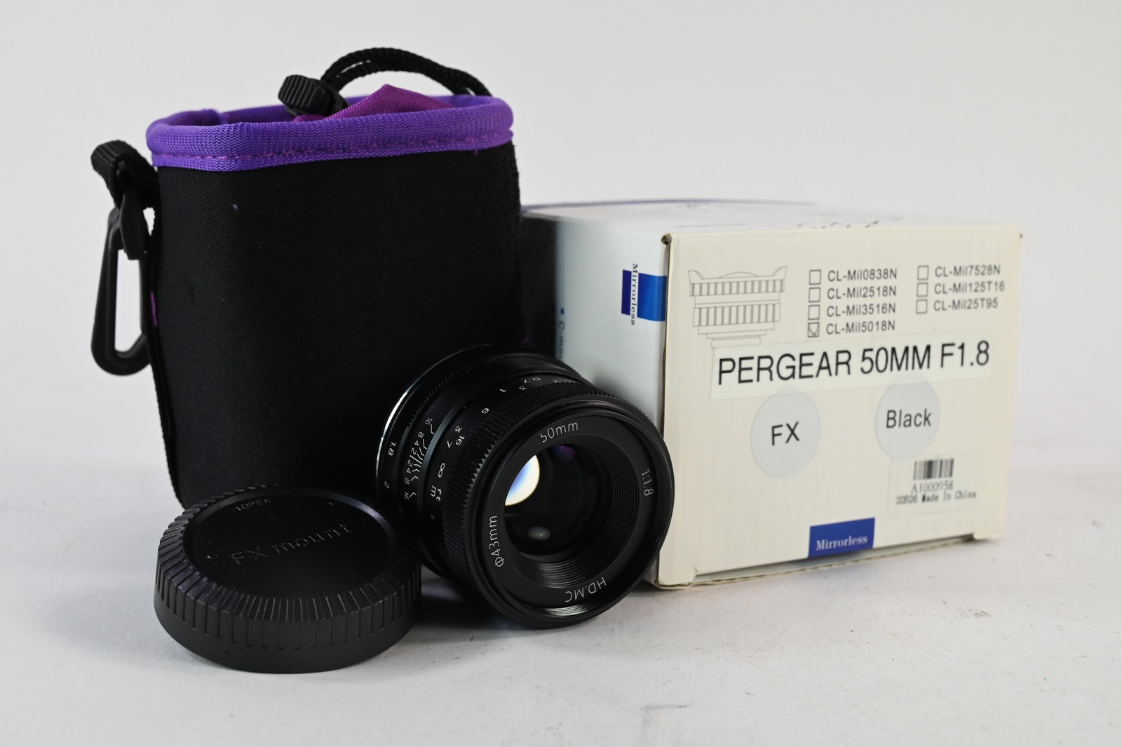 Pergear 50mm f1.8 Lens for Fuji X Mount #G325
