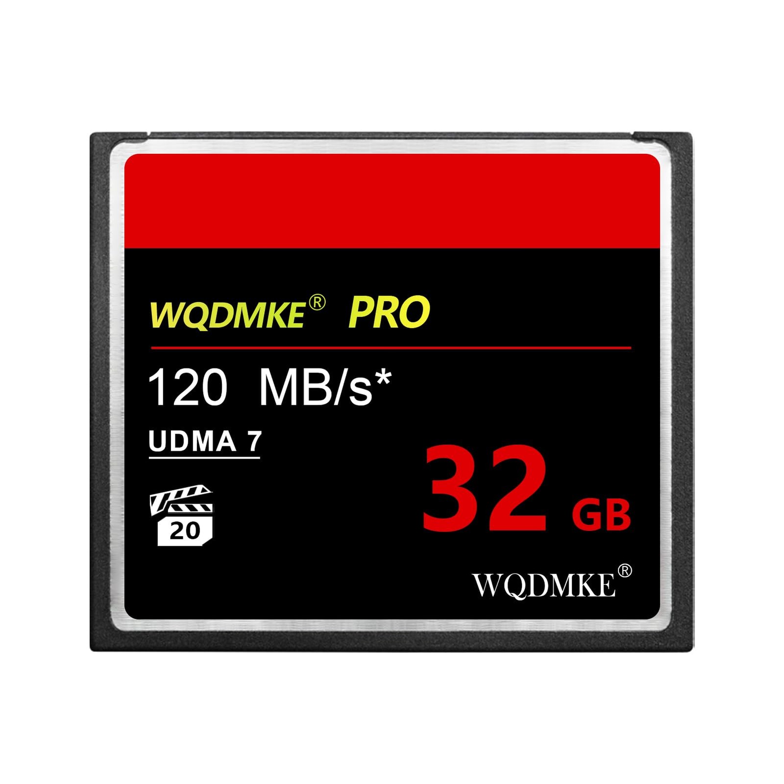 WQDMKE CF Memory Card 32GB UDMA Speed Up to 120MB/s Cards