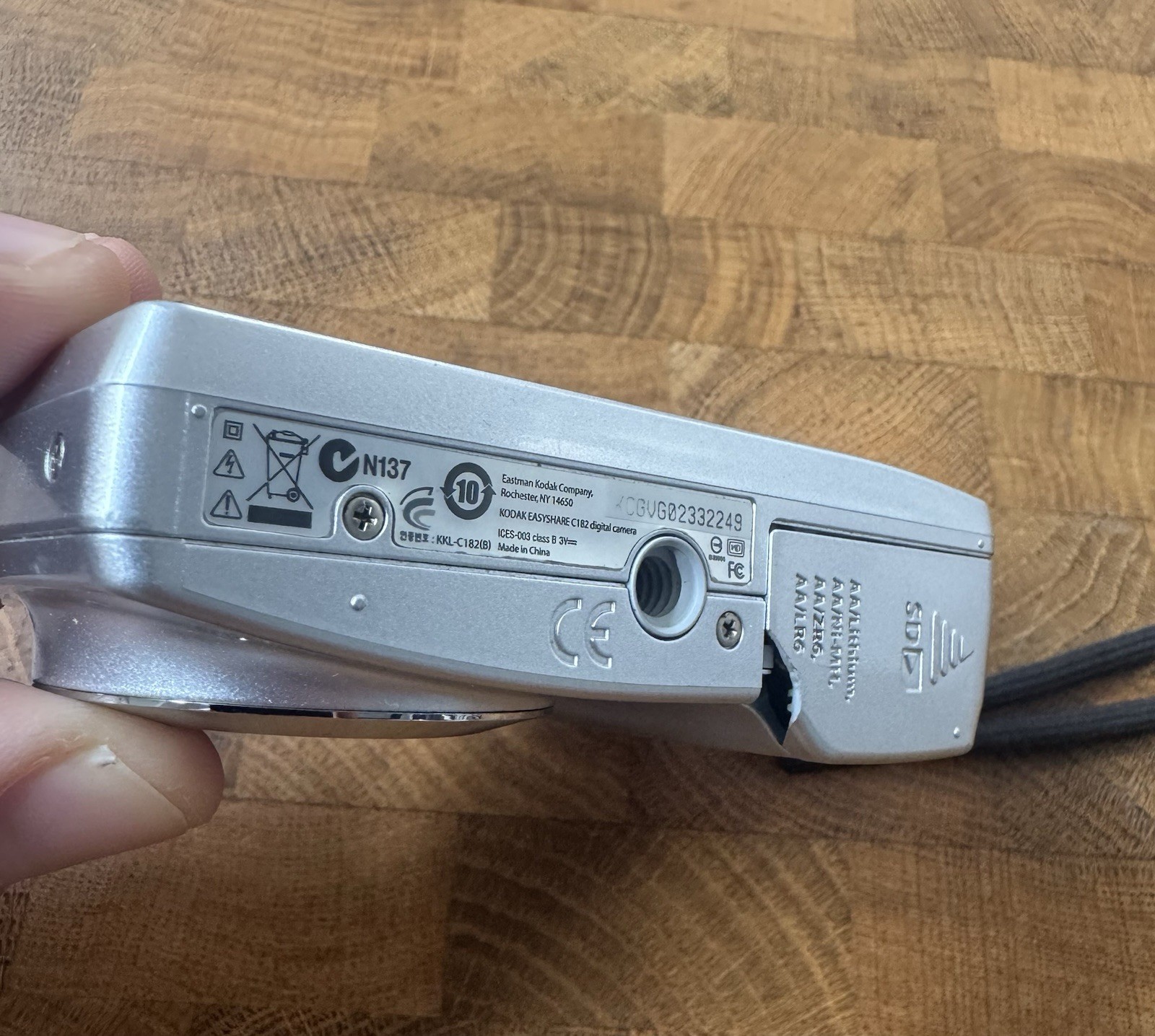 Kodak EasyShare C182 12.4MP Digital Camera – Silver