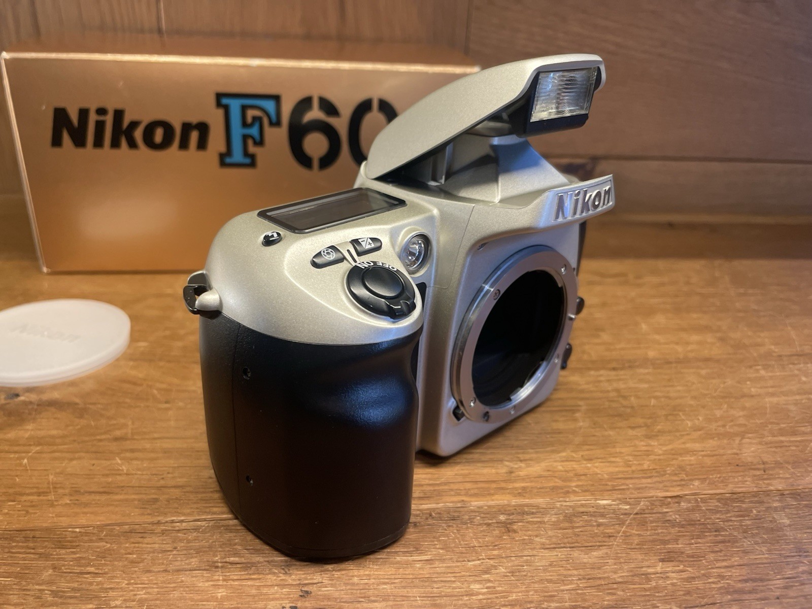 *Mint in Box* Nikon F60D Silver Film Camera Body From Japan #C4-73A