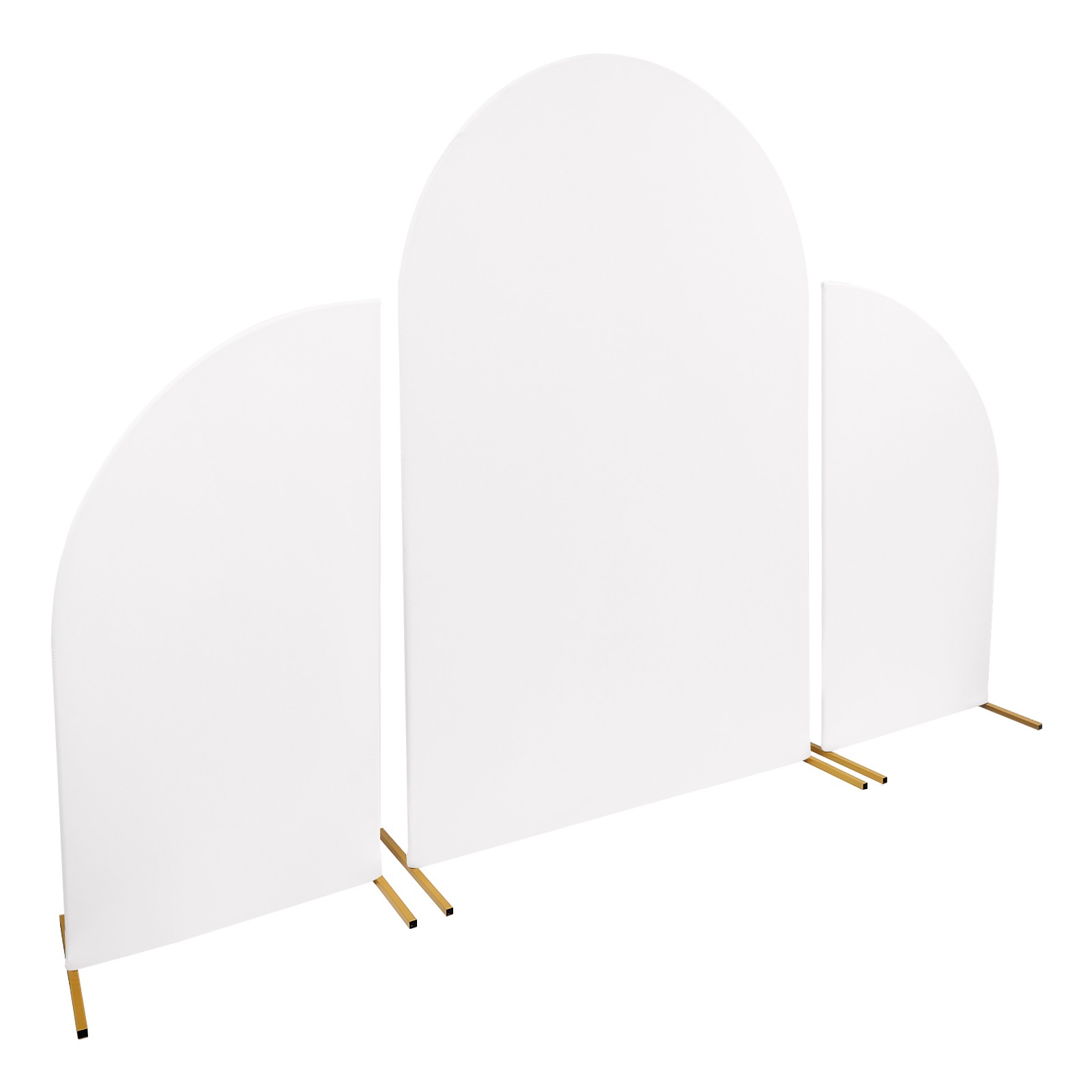 Metal Wedding Stand Backdrop Rack DIY Party Arch Flower Holder with Fabric Cover