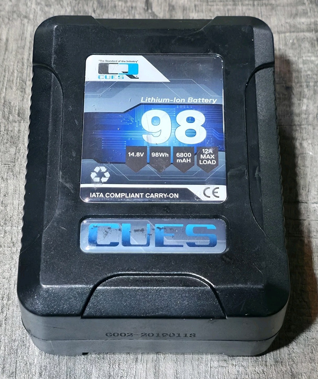 IndiPRO 14.8V 6800mAh Tools Micro-Series 98Wh Li Ion VMount Replacement Battery