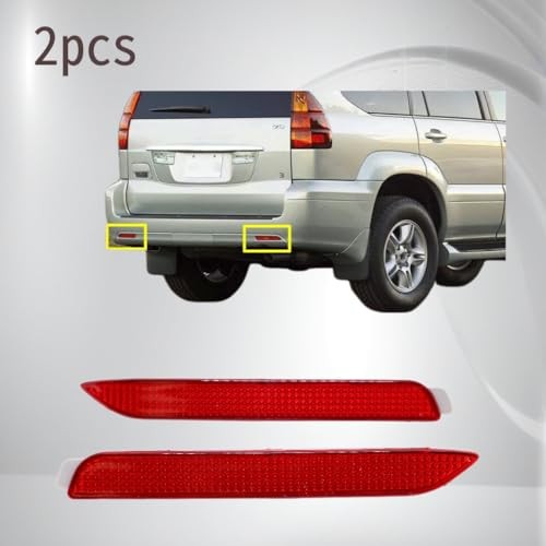 Rear Bumper Reflector Light Set Left & Right Compatible with Toyota RAV4 2019