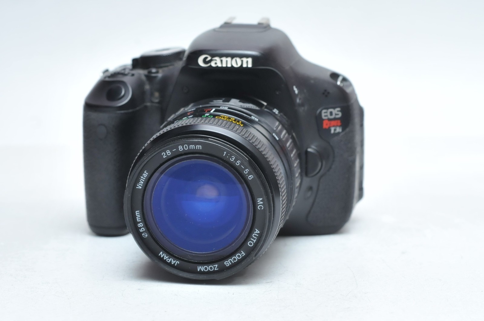 Canon EOS Rebel T3i DSLR Camera with Vivitar AF 28-80mm Lens Kit