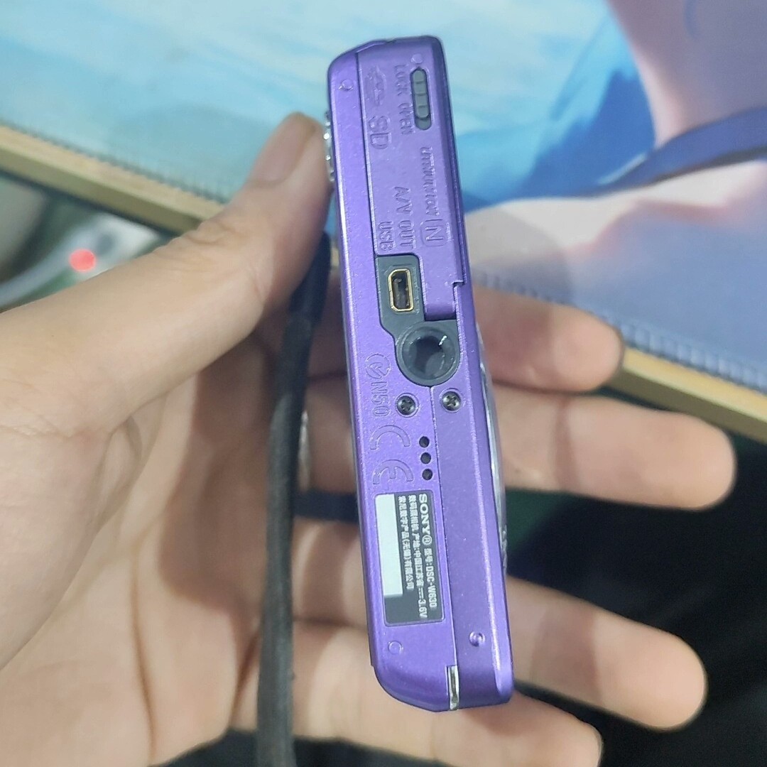Purple SONY Cyber shot DSC-W630 Digital Camera 16.1 MP 5x Optical Zoom English