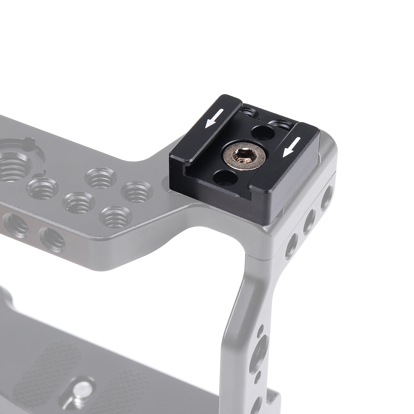 Hot Cold Shoe Mount Adapter Base 1/4″-20 Screw for DSLR Camera Cage Flash Light