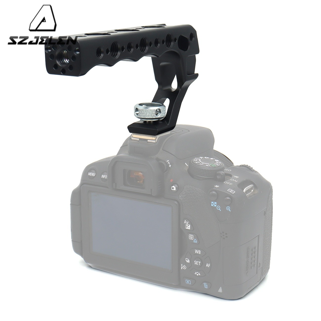 Top Handle with Quick Release NATO Grip with NATO Rail for DSLR Camera Cage