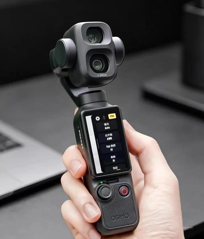 NEW – DJI Osmo Pocket 4 Pro Vlog Combo Gimbal Camera Mic Kit Vlogging 103GB