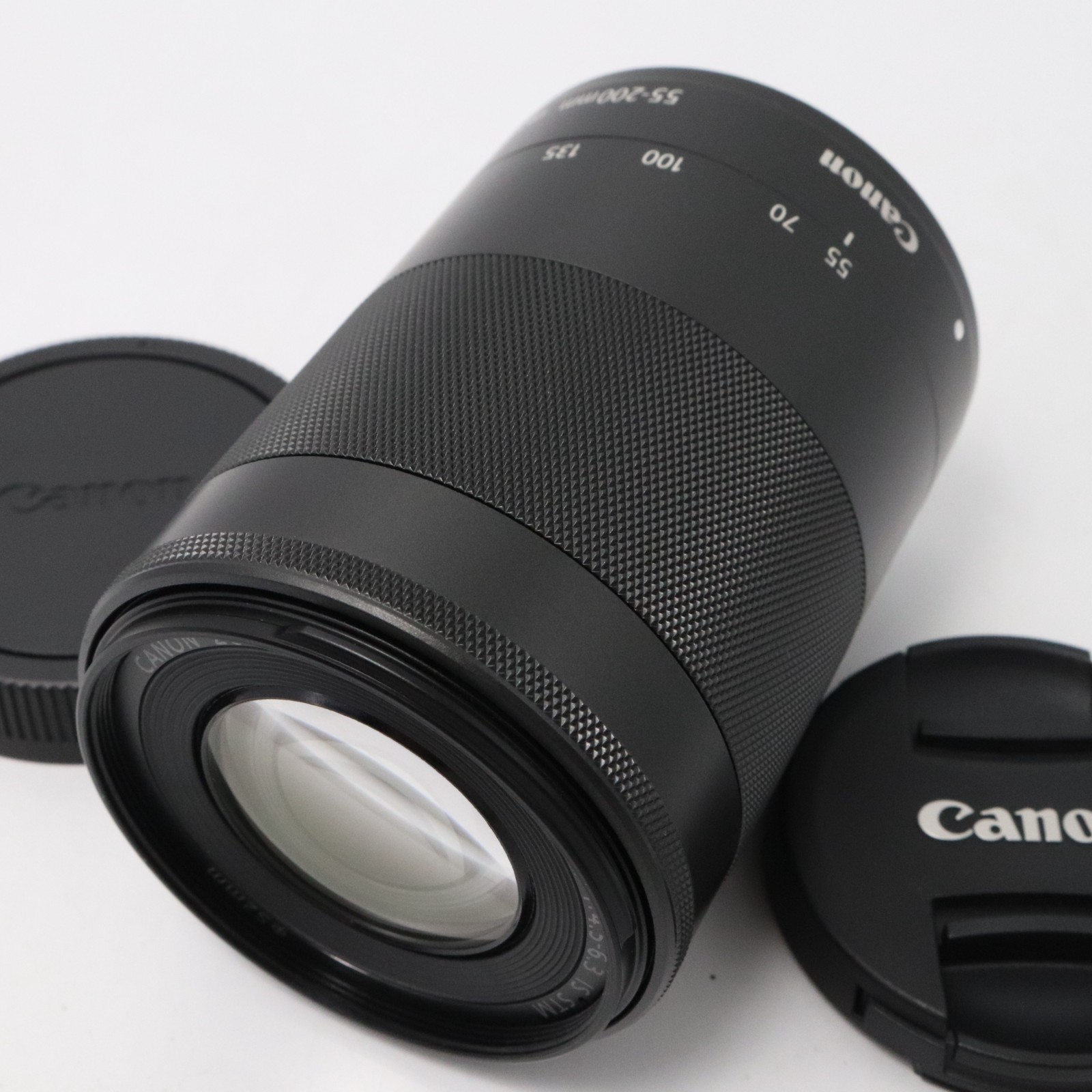 Canon EF-M 55-200mm f/4.5-6.3 IS STM Telephoto Zoom Lens Top Mint US Stock #2872