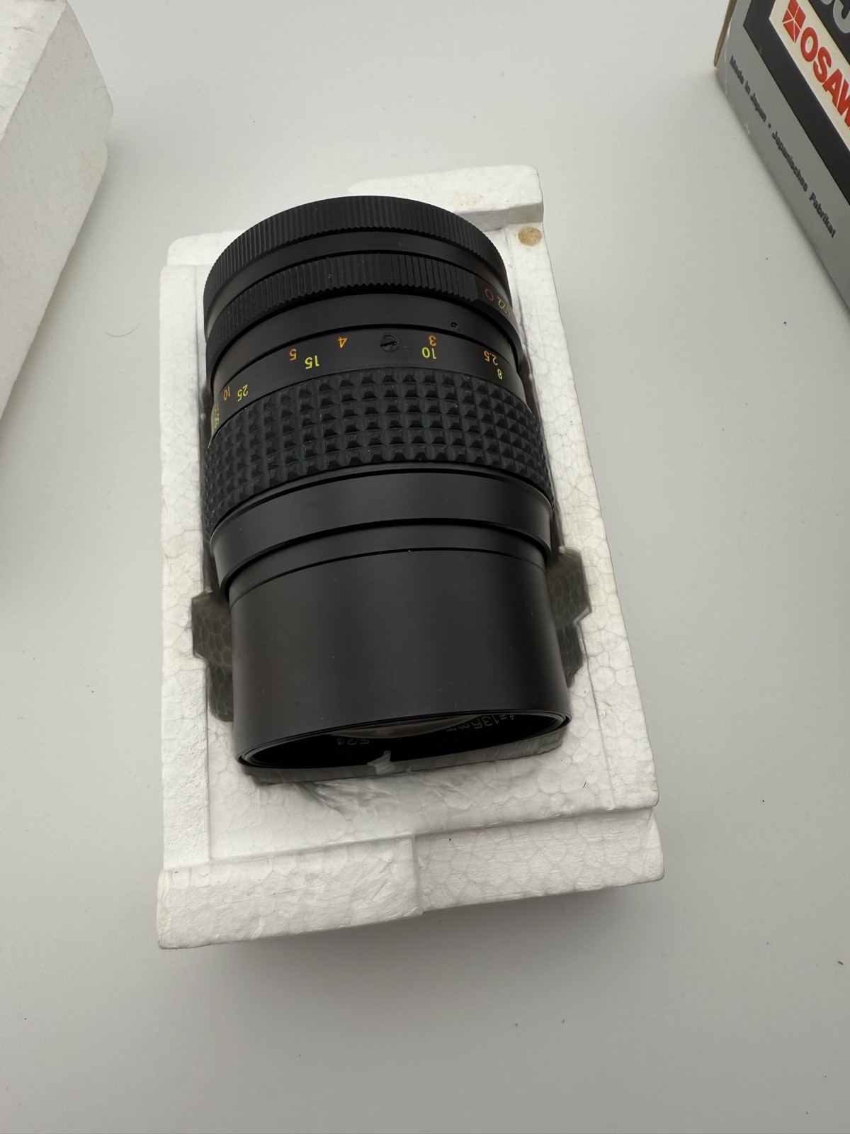 Osawa Camera Lens MC 1:28 f=135mm 52
