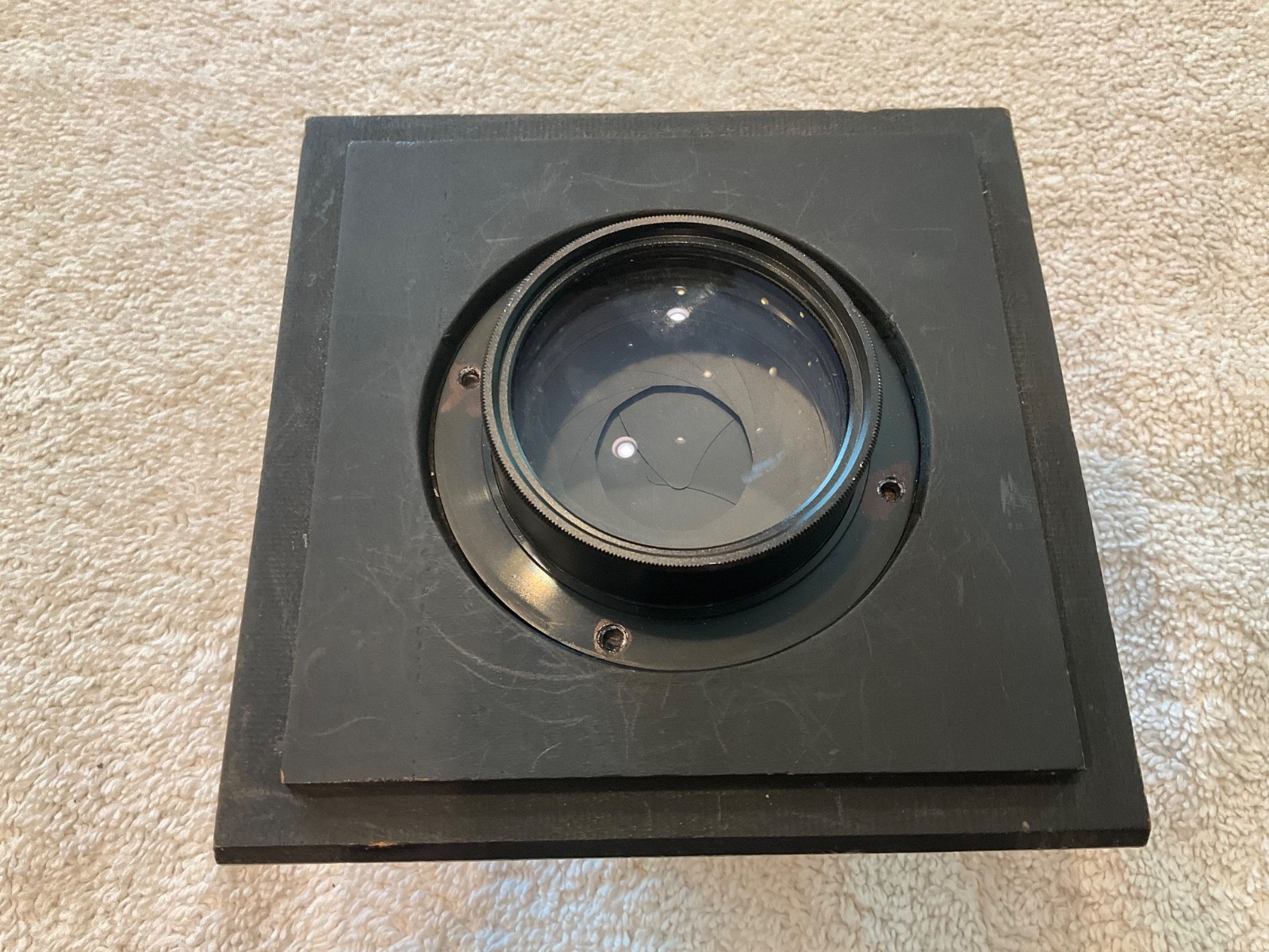 Burke & James B&J 360mm f/6.8 Large Format Lens in Copal No. 3 Shutter Wood Boar