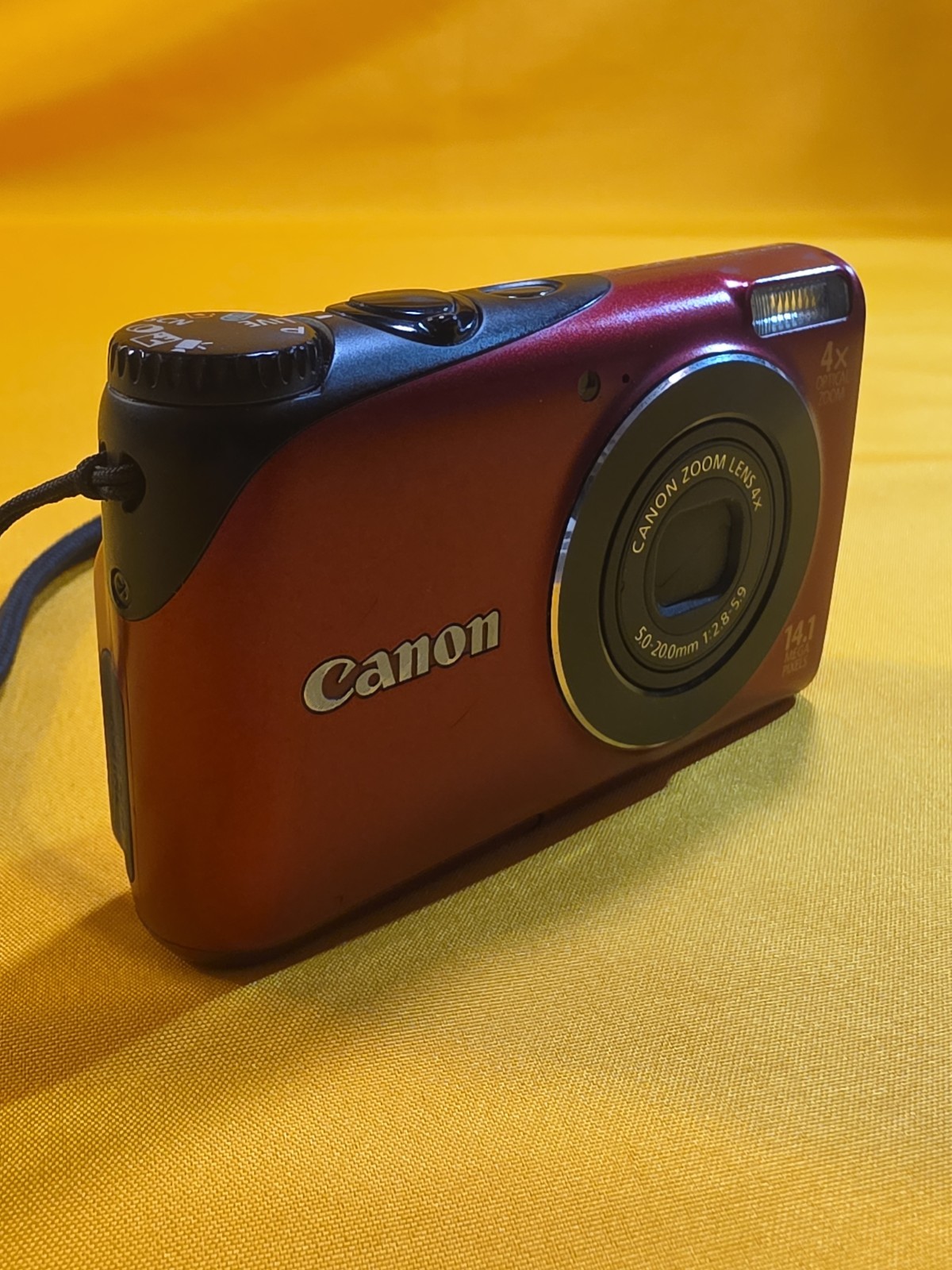 Canon PowerShot A2200 14.1MP Digital Camera + Battery SD Charger Tested