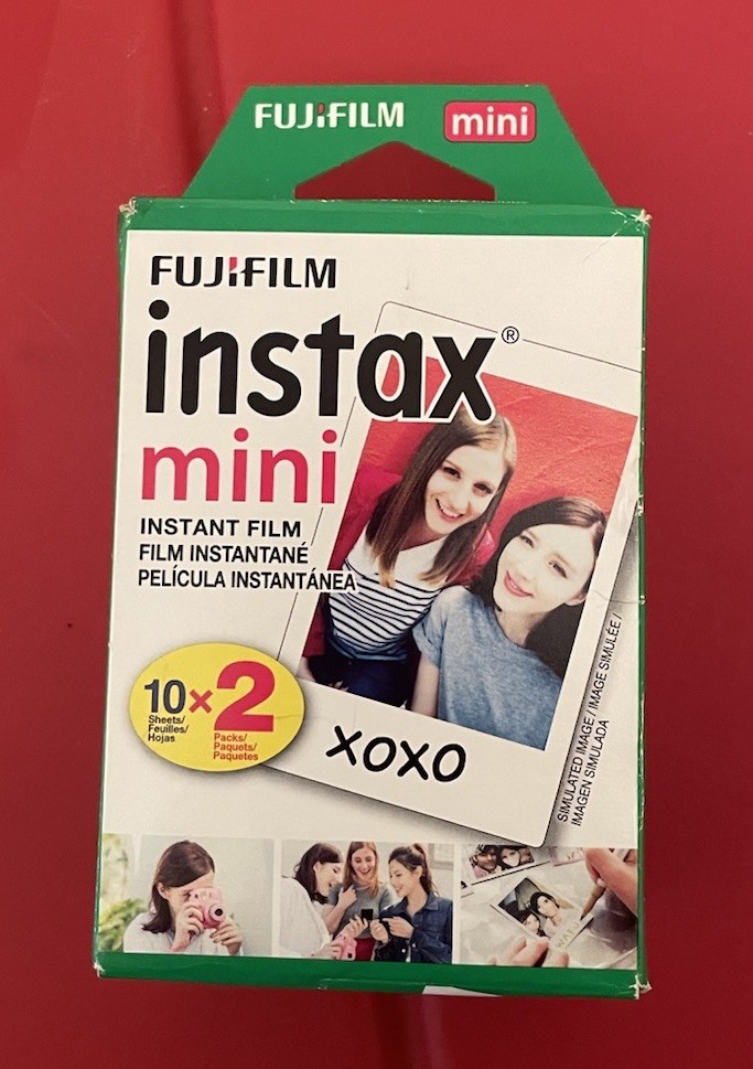 FUJIFILM Instax Mini Instant Film Twin Pack (White), 20 photos Exp 10/23 Sealed