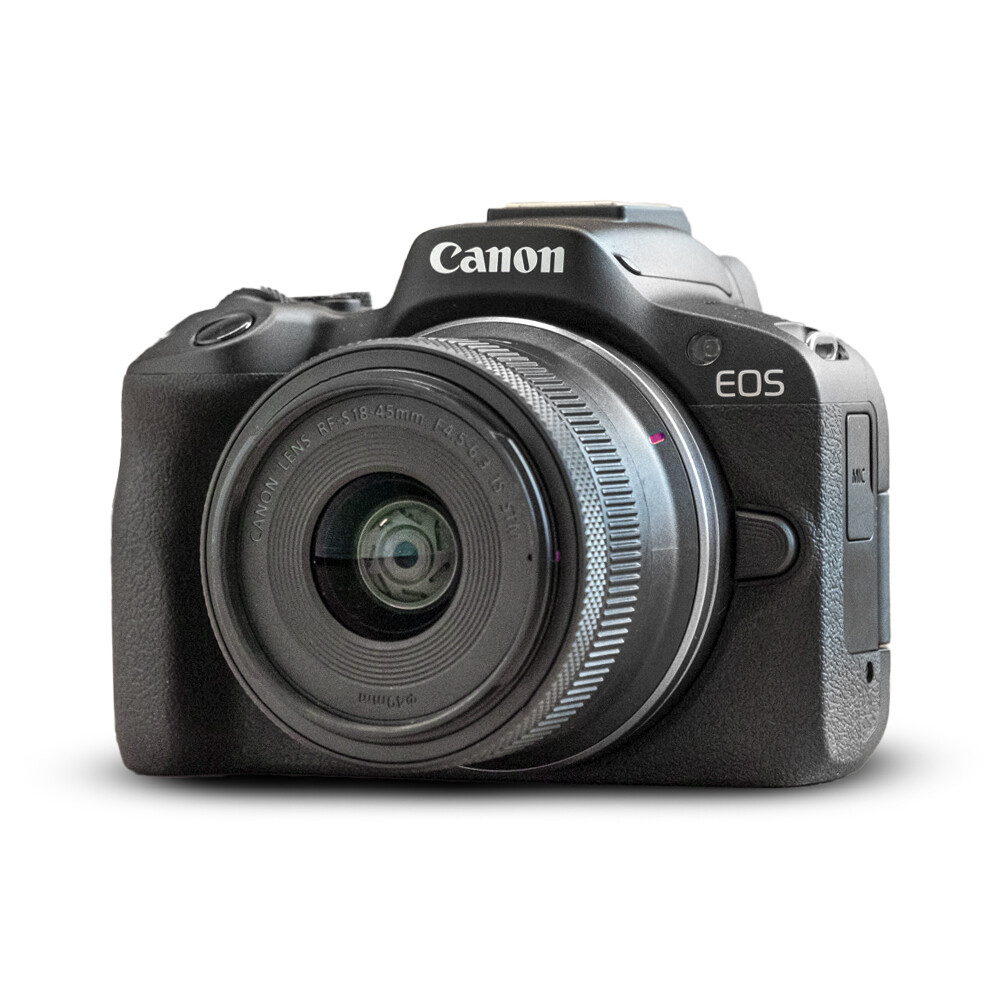 Canon EOS R50 Mirrorless Camera w/ 18-45mm IS STM Lens (Black) 5811C012