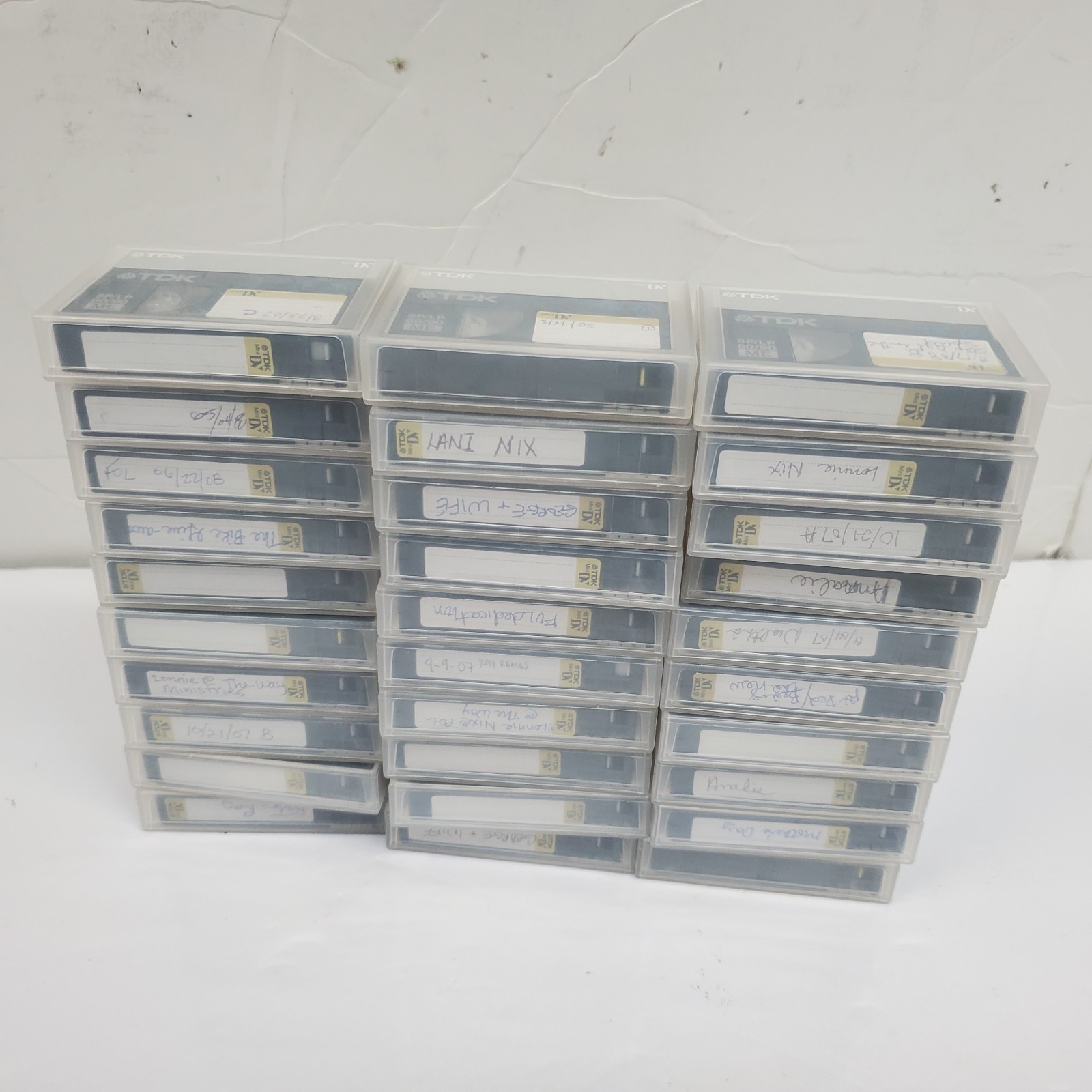 LOT of 60 TDK Mini DV Digital Video Cassette Tapes DVM60 SP/LP 60/90 ME