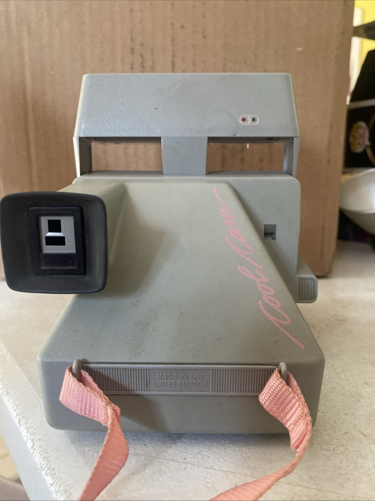Polaroid Cool Cam 600 Vintage Camera Pink And Gray
