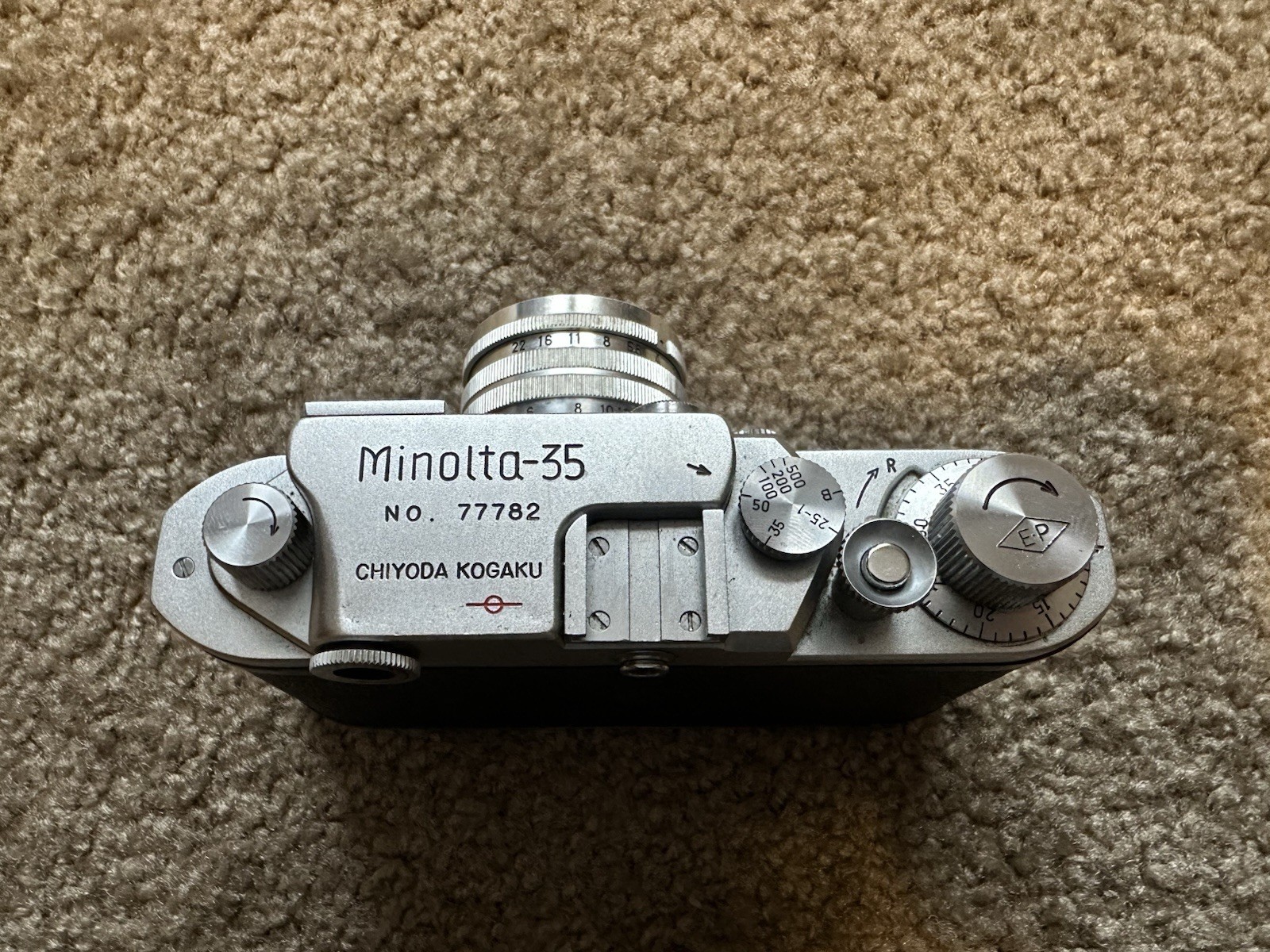 Minolta-35mm Rangefinder Film Camera Model II & Tripod- Chiyoda Kogaku – Vintage