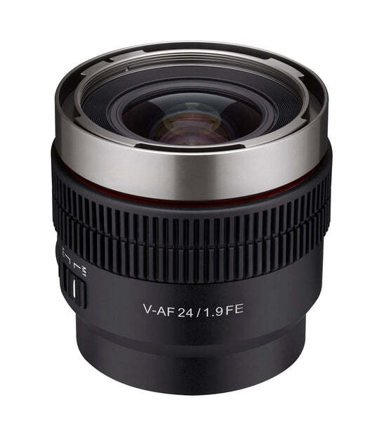 Samyang V-AF 24mm T1.9 Full Frame Cine AF Wide Angle Cine Lens for Sony E