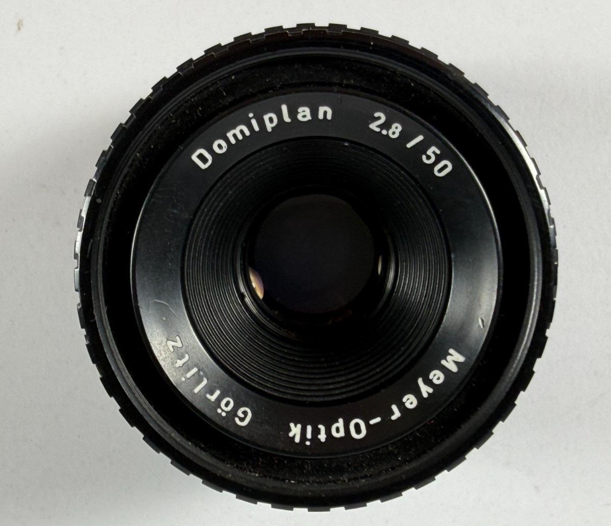 Meyer-Optik Gorlitz Zebra Domiplan 2.8/50mm Lens M42 – Read Description