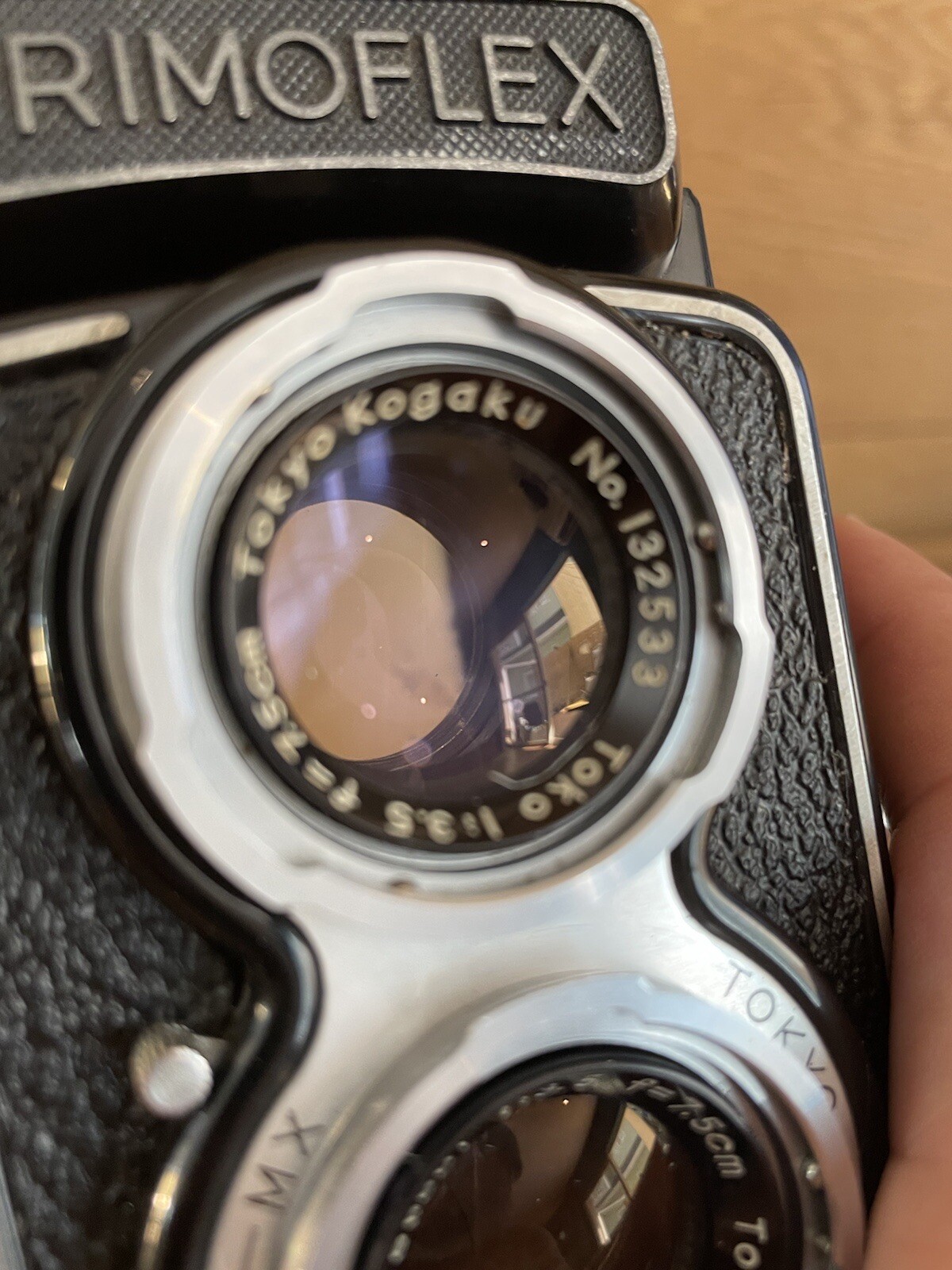 *Super Rare : Near Mint* Tokyo Kogaku Primoflex Automat TLR Camera Topcor 75mm