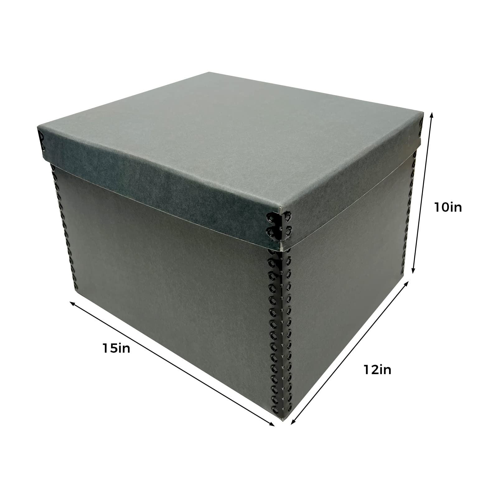 Record Storage Box 12x15x10 inch. Extra-Durable Filing Archival Cartons for L…