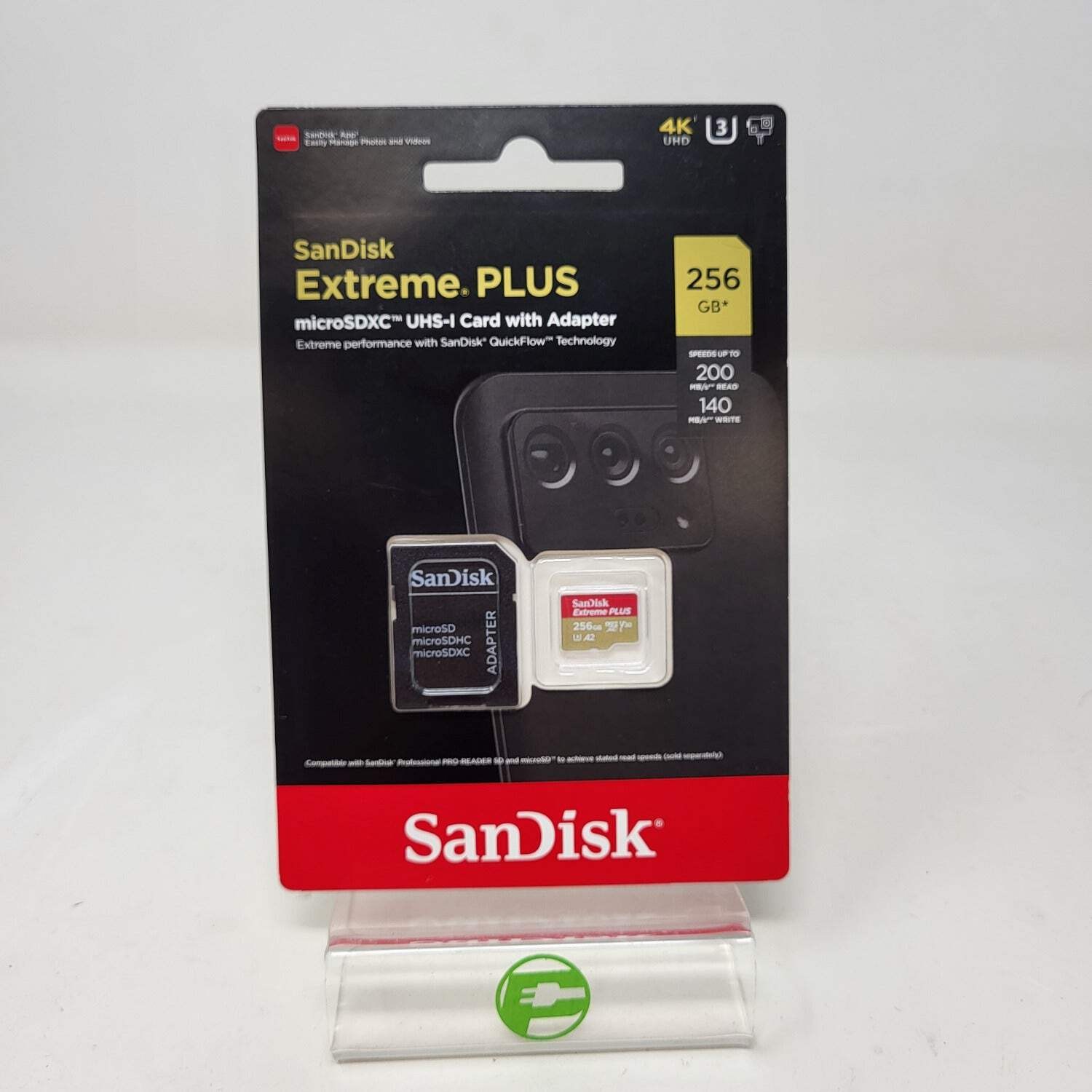 Sandisk Extreme Plus Micro SDXC UHS-I Card With Adapter 256GB