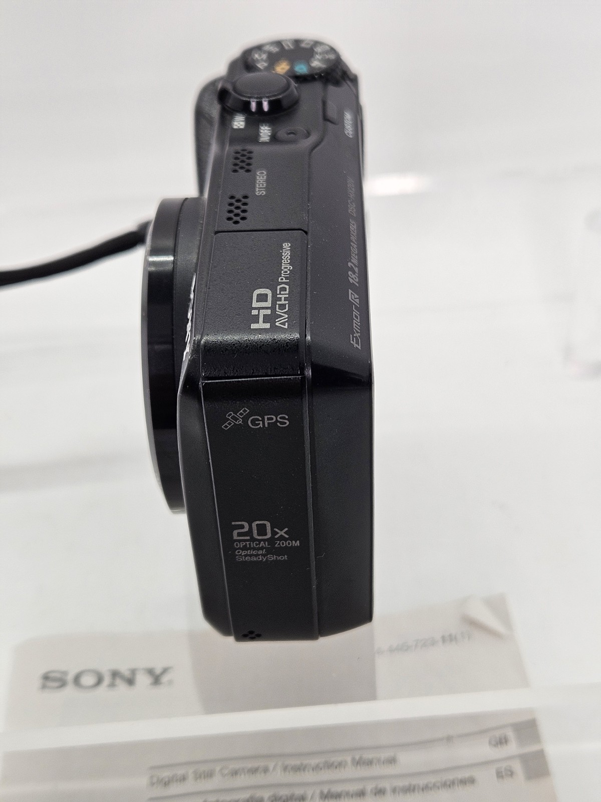Tested/Works Sony Cyber-shot DSC-HX20V 18.2MP Digital Camera – Black *READ*