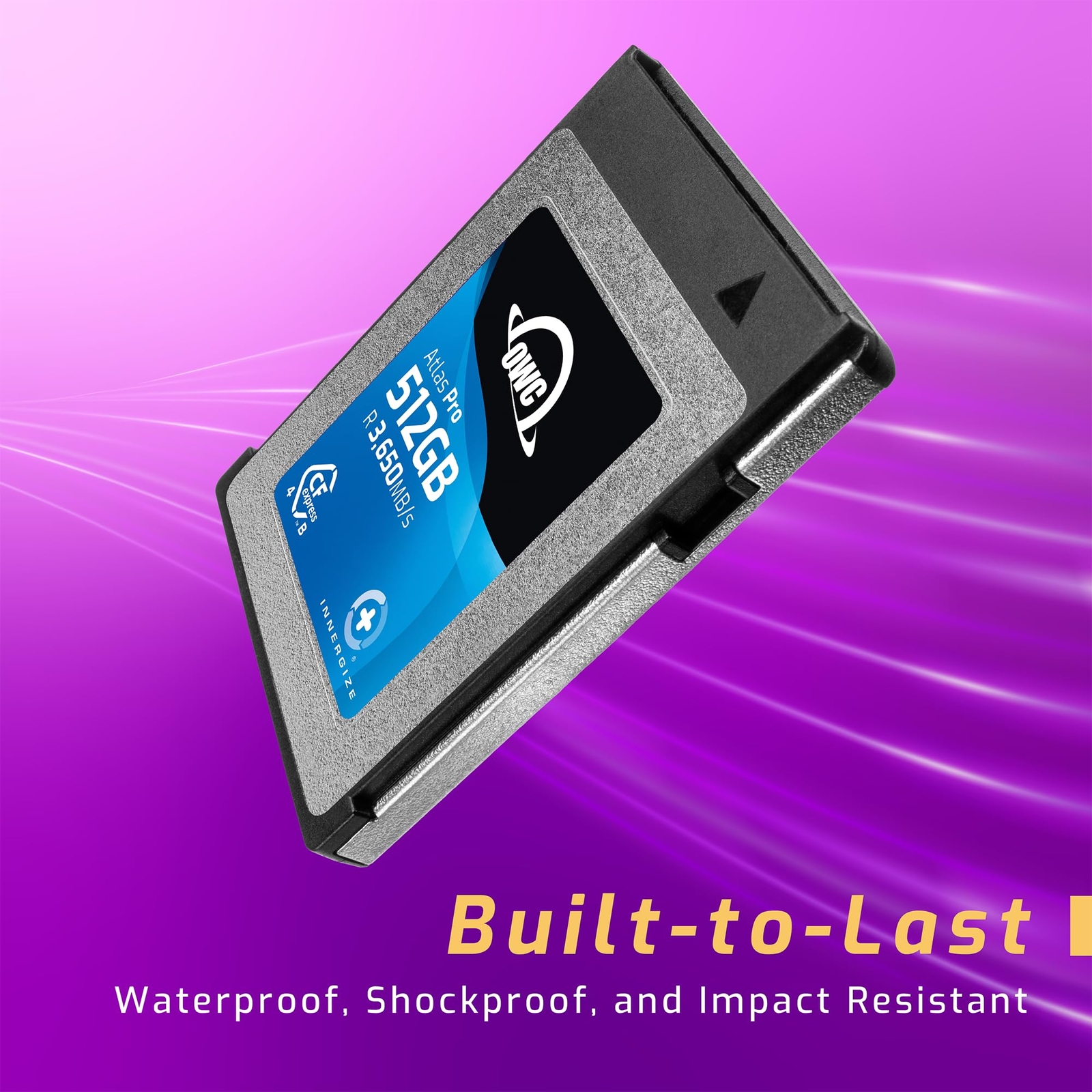 OWC 512GB Atlas Pro High-Performance CFexpress 4.0 Type B Memory Card