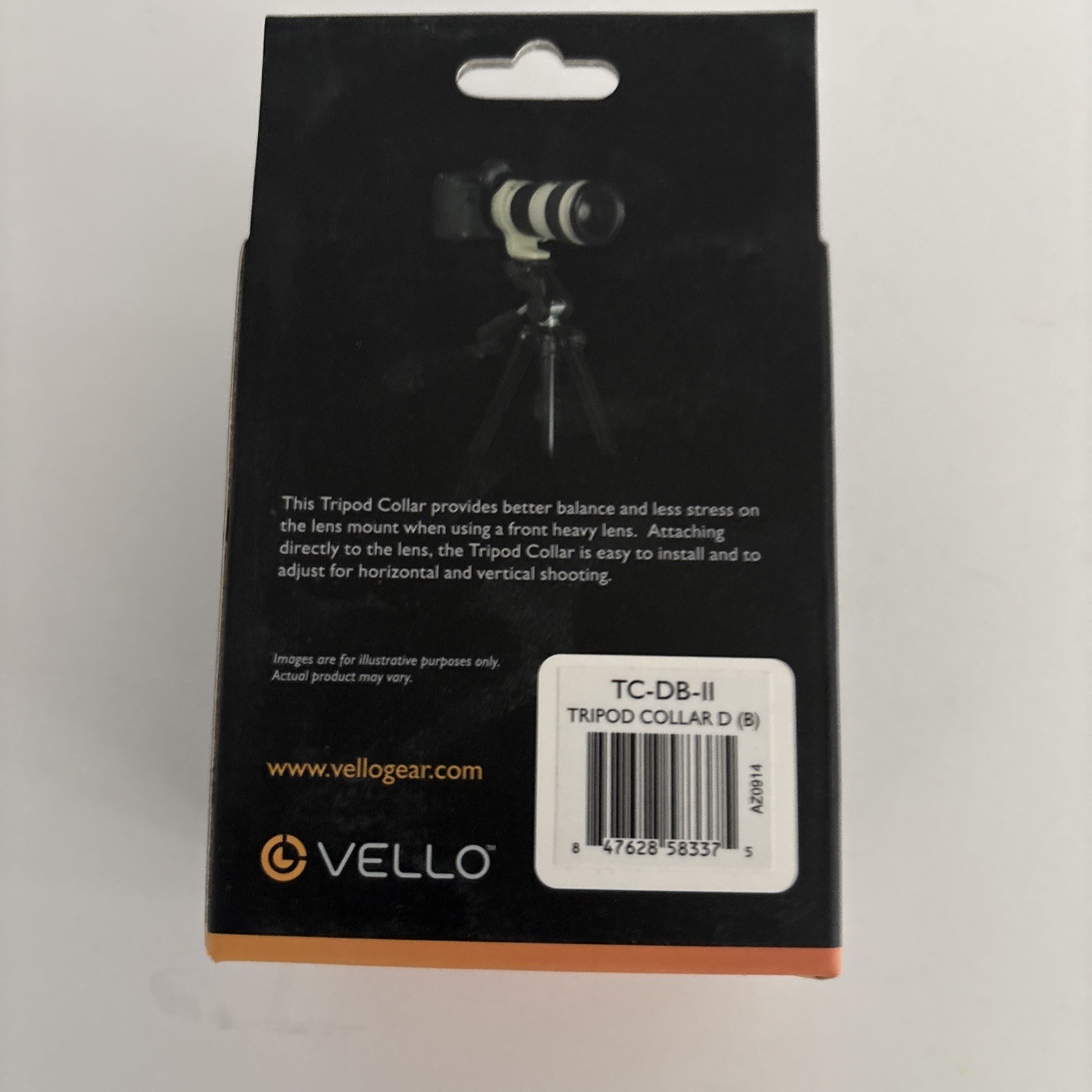 Vello. Tripod Collar for Cannon 200mm F2.8 L Lens TC-DB-II – New