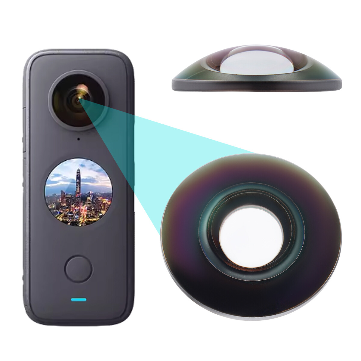 Camera Lens Replacement For Insta360 One X/One R/One X2/One RS Camera Authentic