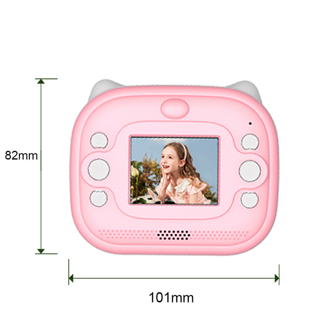 Kids Instant Print Camera Mini Thermal Printer 1080P HD Camera Christmas Gifts